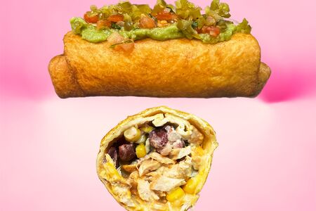 Чимичанга с курицей