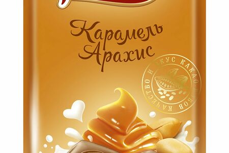 Шоколад молочный карамель/арахис Россия 82г