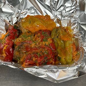 Перец фаршированный мясом 