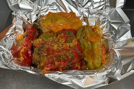 Перец фаршированный мясом 