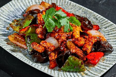 Морепродукты Чопсой в китайском стиле