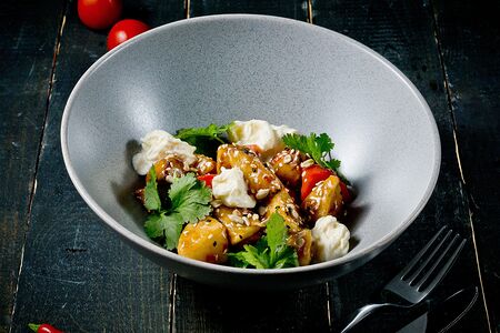 Салат Хрустящие баклажаны