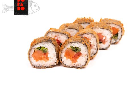 Темпура с копченым лососем