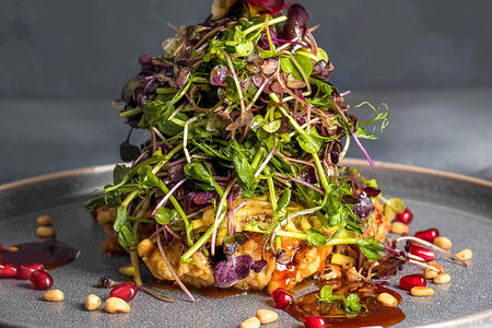 Кресс-салат с уткой