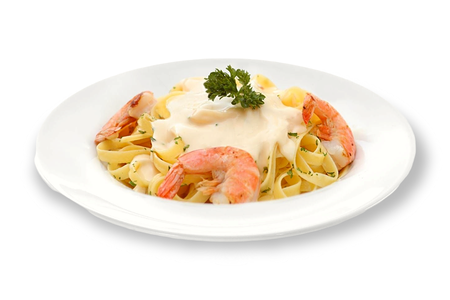 Паста с креветками