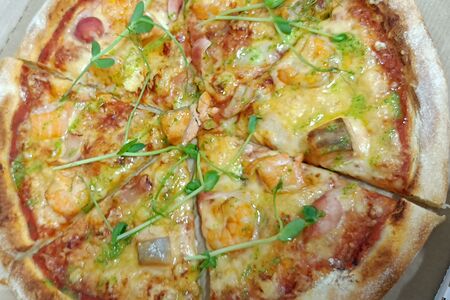 Пицца. морская