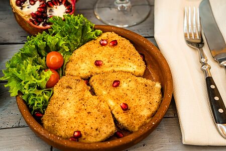 Сулугуни жареный