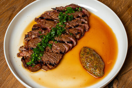 Стейк Рибай на гриле