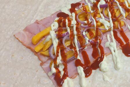 Шаурма с беконом