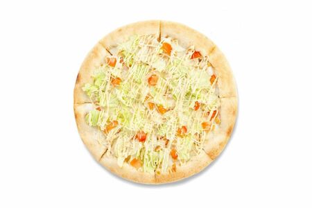 Цезарь пицца на сливочной основе