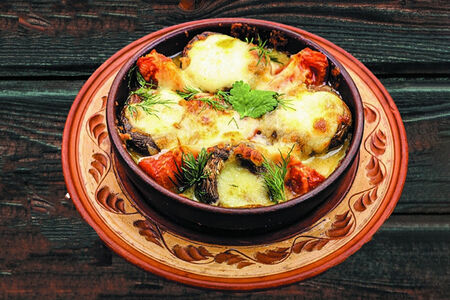 Шампиньоны с сыром