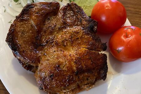 Шашлык из cвинoй шеи