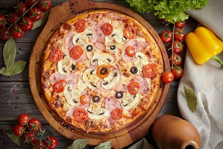 Пицца Ветчина и грибы