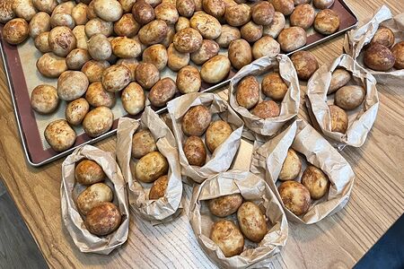 Пирожное Картошка в мешочке