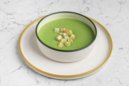 Суп-пюре Брокколи с гренками