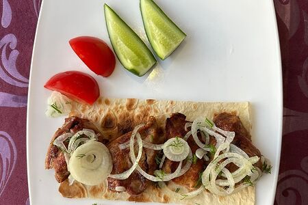 Шашлык из cвинoй шейки