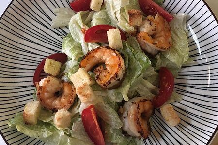 Цезарь с креветками
