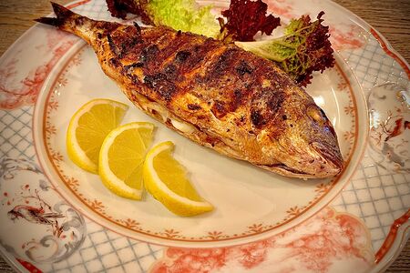 Дорада на гриле