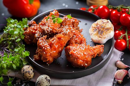 Крылышки в Остром Соусе