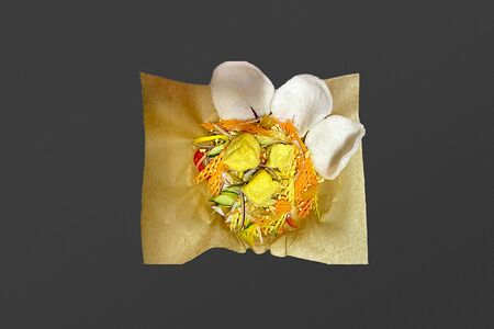 Салат с тофу и овощами