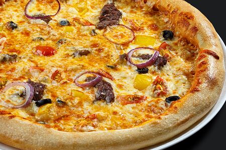 Пицца с телятиной