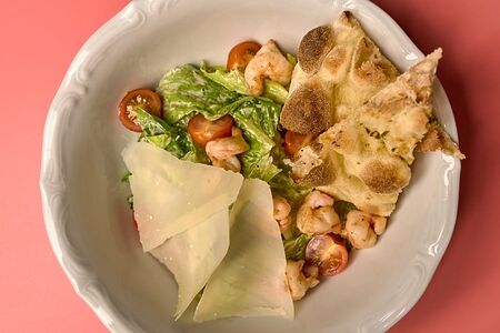 Цезарь с креветками