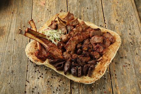 Ассорти шашлыка из баранины