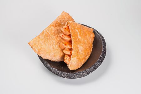 Чебурек с курицей по-азиатски