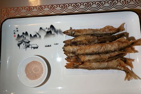 Жареная мойва