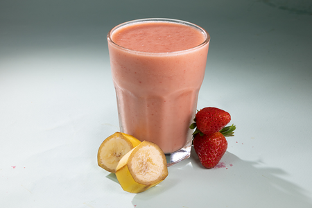 Смузи клубника-банан. Мега