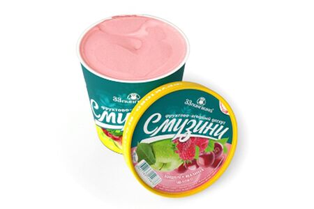 Смузини Вишня, малина, яблоко