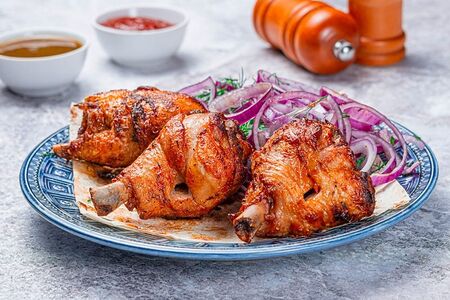 Шашлык из куриной голени