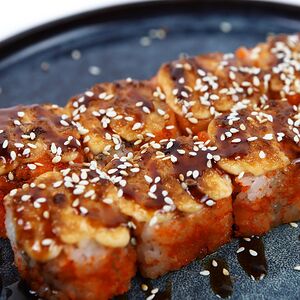 Запеченный ролл Унаги hot 4 шт