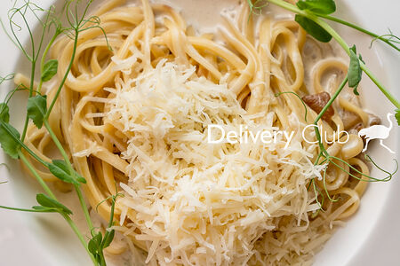 Паста с белыми грибами