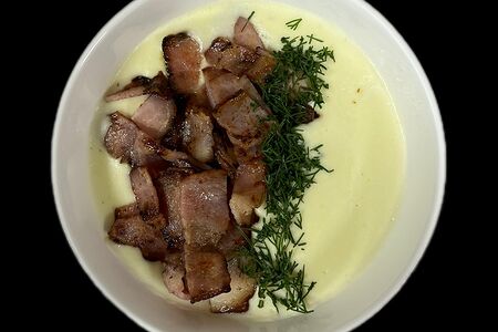 Сливочный крем-суп Картофельный с беконом