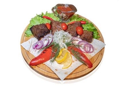 Шашлык из мраморный говядины Black Angus