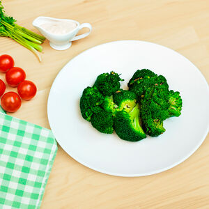 Брокколи с чесночком