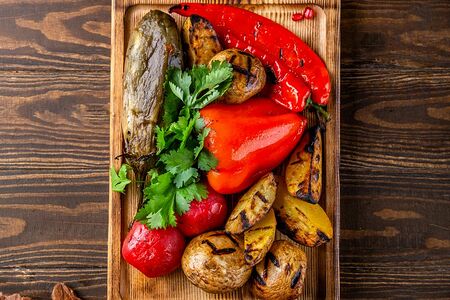 Помидоры гриль