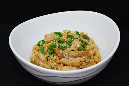 Рис с курицей в китайском соусе