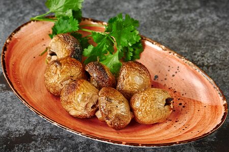 Грибы с открытого огня