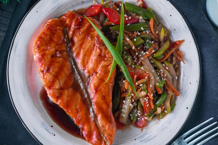 Лосось терияки