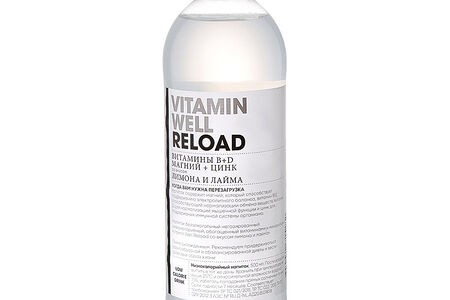 Vitamin Well Reload со вкусом лимона и лайма