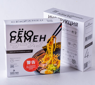 Сёю рамен конструктор в коробке