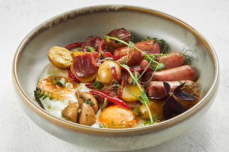 Глазунья по-деревенски