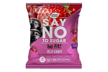 Мармелад жевательный Смородина-винoград-клубника без сахара