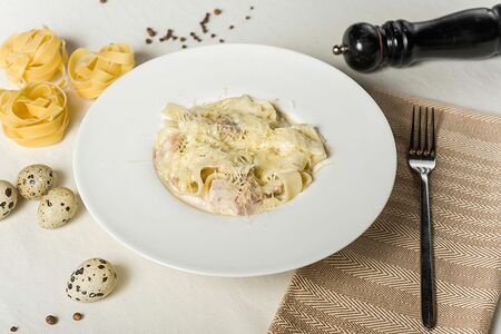 Феттучини Альфредо