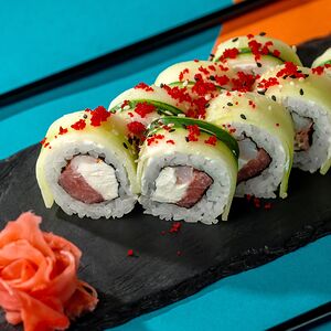 Каппа-ролл с тунцом и креветкой