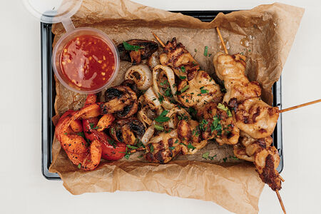 Шашлычки из бедра цыпленка