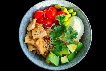 Поке с цыпленком