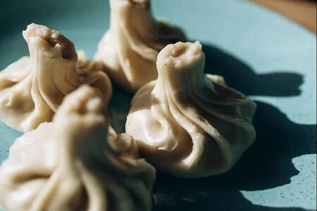 Хинкали со свининой и говядиной